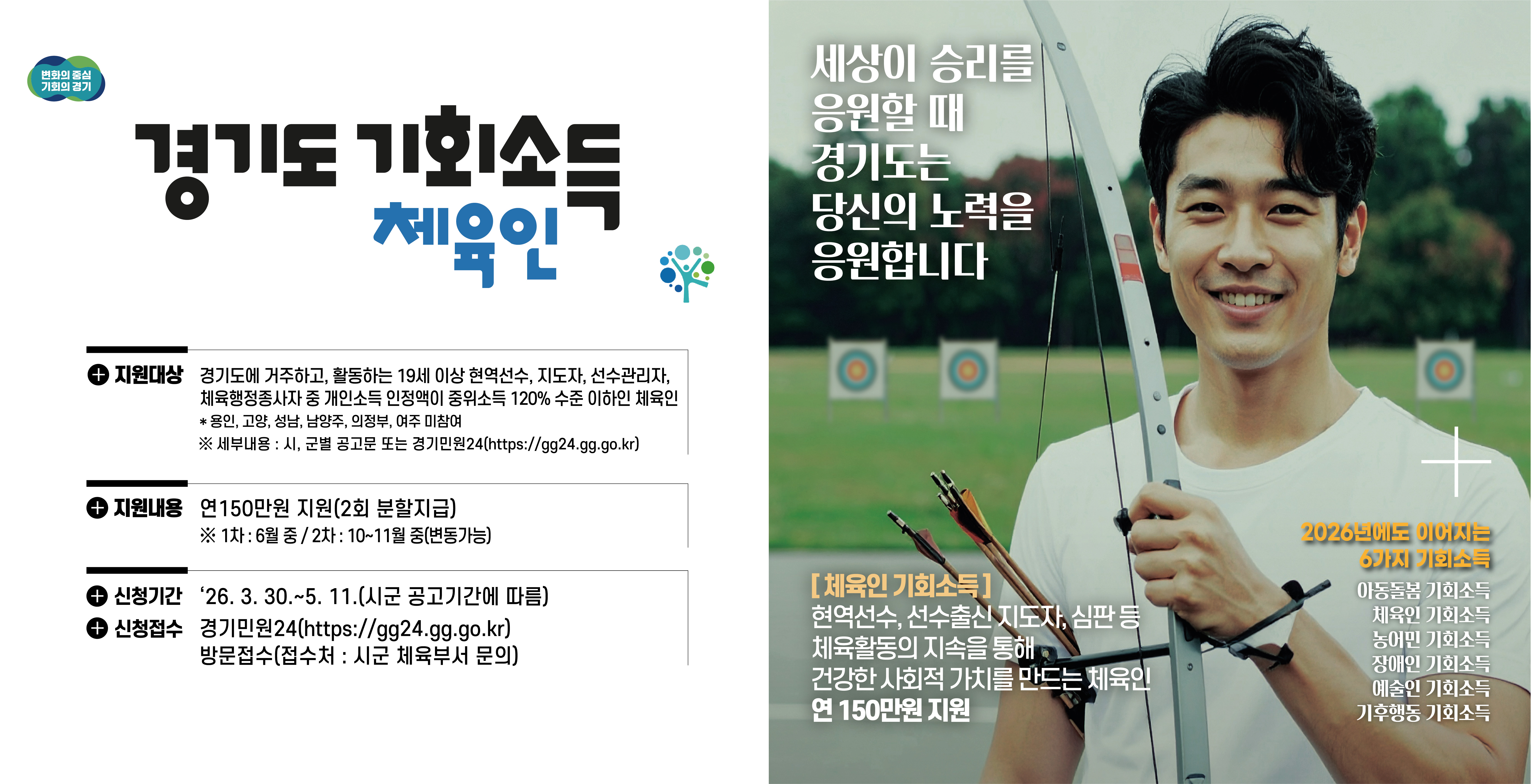 2026 경기도기회소득체육인